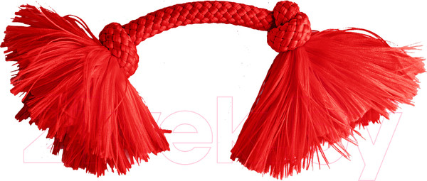 Изображение товара Игрушка для собак Playology Dri-Tech Rope / P300758 (с ароматом говядины, маленький,  красный)