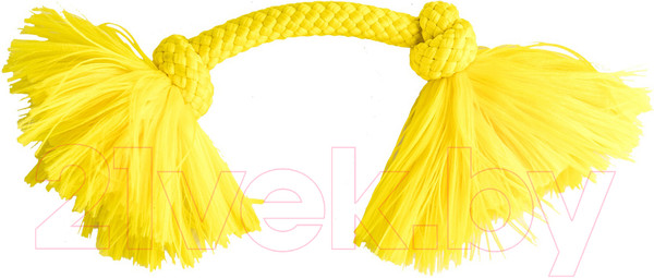 Изображение товара Игрушка для собак Playology Dri-Tech Rope / P300757 (с ароматом курицы, маленький, желтый)