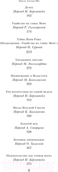 Изображение товара Книга Эксмо Убийство на улице Морг. Рассказы 9785041909178 (Аллан По Эдгар)