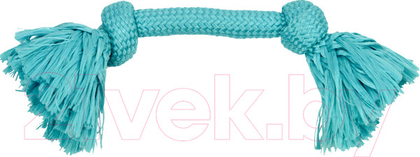 Изображение товара Игрушка для собак Playology Dri-Tech Rope / P3000821 (с ароматом арахиса, средний, голубой)