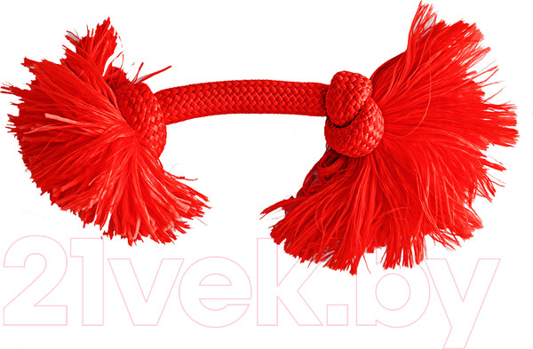 Изображение товара Игрушка для собак Playology Dri-Tech Rope / P300761 (с ароматом говядины, средний, красный)