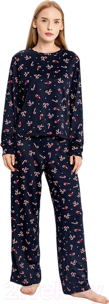 Изображение товара Комплект домашней одежды Mark Formelle 592468-1 (р.164/170-92-98, конфеты на чернильном)