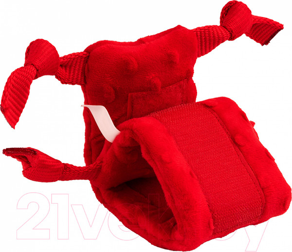 Изображение товара Игрушка для собак Playology Puppy Sensory Snail / P33343 (с ароматом говядины, красный)
