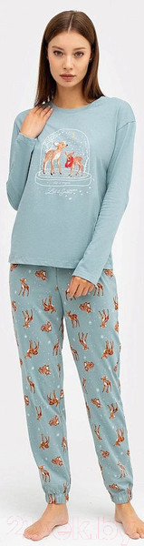 Изображение товара Пижама Mark Formelle 592510 (р.164/170-92-98, сланец/милые олени)