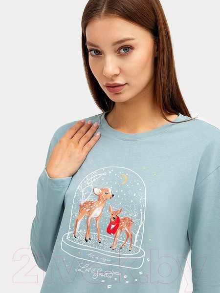 Изображение товара Пижама Mark Formelle 592510 (р.164/170-92-98, сланец/милые олени)