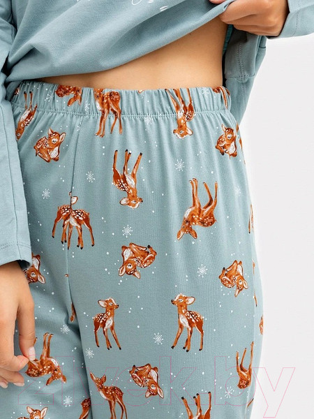 Изображение товара Пижама Mark Formelle 592510 (р.164/170-92-98, сланец/милые олени)