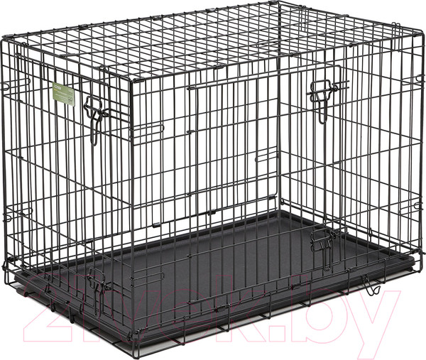 Изображение товара Клетка для животных Midwest iCrate для собак 2 двери / 1536DD (91x58x64см, черный)