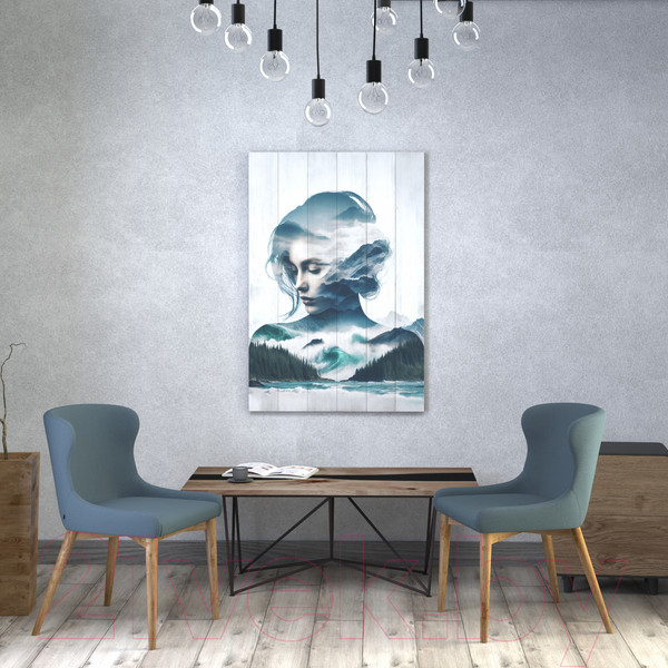 Изображение товара Картина White Wood B112-V-036-055-6.52