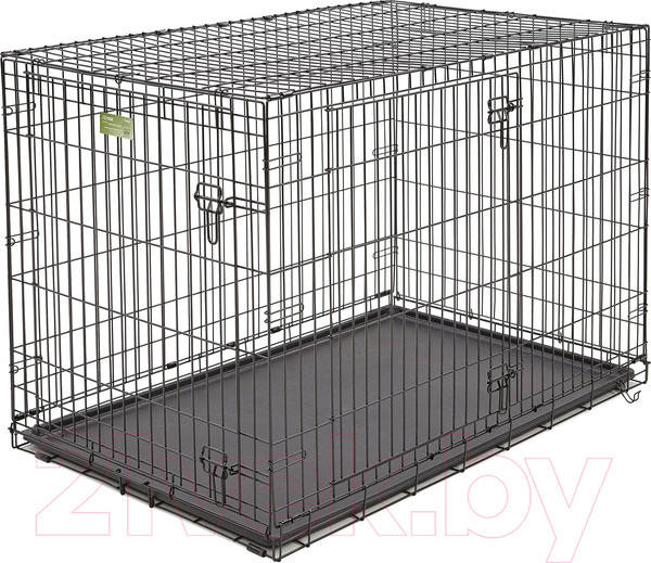 Изображение товара Клетка для животных Midwest iCrate для собак 2 двери / 1548DD (122x76x84см, черный)