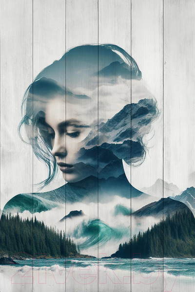 Изображение товара Картина White Wood B112-V-048-065-6.52