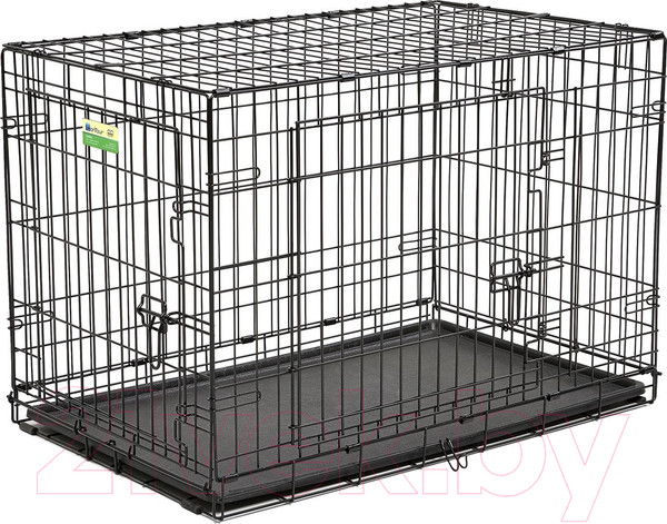 Изображение товара Клетка для животных Midwest Contour для собак 2 двери / 836DD (93x59x62см)