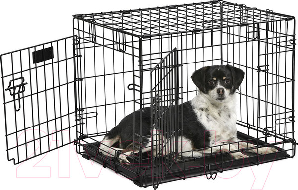 Изображение товара Клетка для животных Midwest Contour для собак 2 двери / 824DD (63x46x49см)