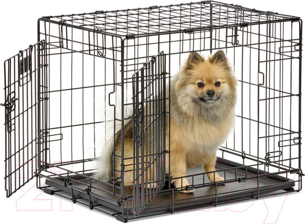 Изображение товара Клетка для животных Midwest Contour для собак 2 двери / 824DD (63x46x49см)