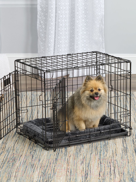 Изображение товара Клетка для животных Midwest Contour для собак 2 двери / 824DD (63x46x49см)