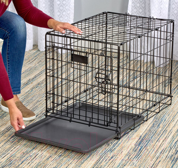 Изображение товара Клетка для животных Midwest Contour для собак 2 двери / 824DD (63x46x49см)