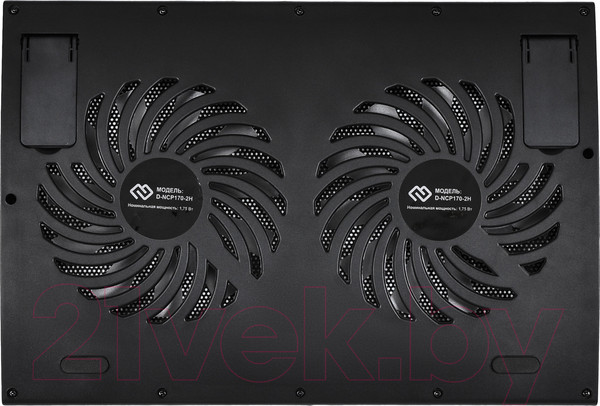 Изображение товара Подставка для ноутбука Digma D-NCP170-2H (черный)