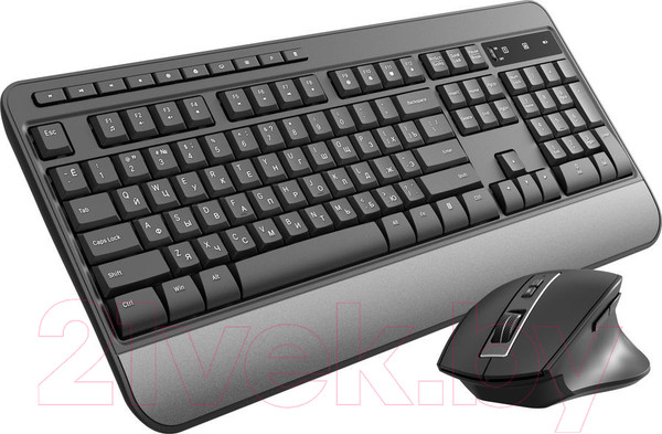 Изображение товара Комплект клавиатура и мышь Оклик S290W / 351701