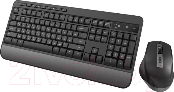 Изображение товара Комплект клавиатура и мышь Оклик S290W / 351701