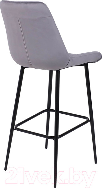 Изображение товара Стул барный Алвест AV 405 (темно-серый бархат Н-15/черный)