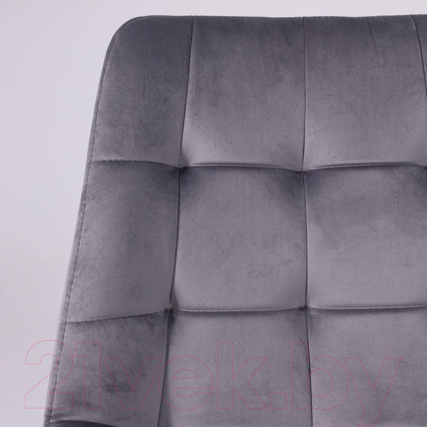 Изображение товара Стул барный Алвест AV 405 (темно-серый бархат Н-15/черный)