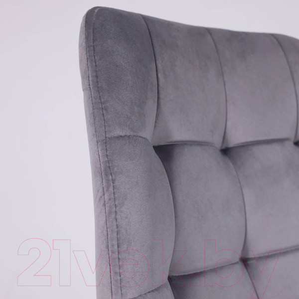 Изображение товара Стул барный Алвест AV 405 (темно-серый бархат Н-15/черный)