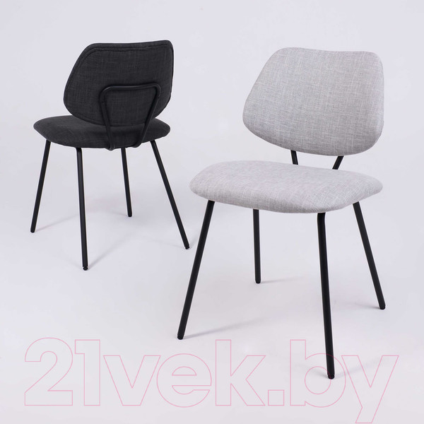Изображение товара Стул AksHome Dixie (серая ткань/черный)