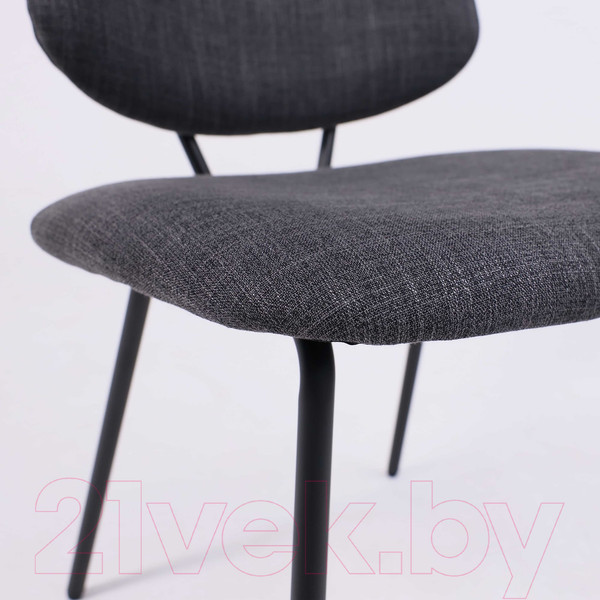 Изображение товара Стул AksHome Dixie (темно-серая ткань/черный)