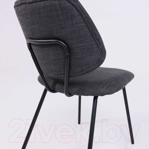 Изображение товара Стул AksHome Dixie (темно-серая ткань/черный)