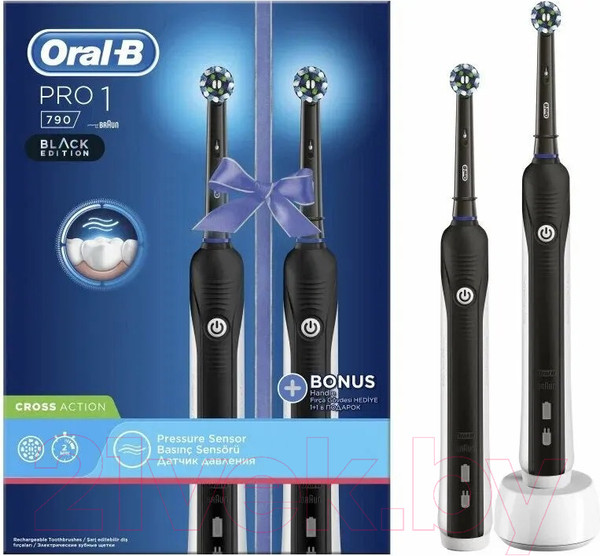 Изображение товара Набор электрических зубных щеток Oral-B Pro 1 790 Duo