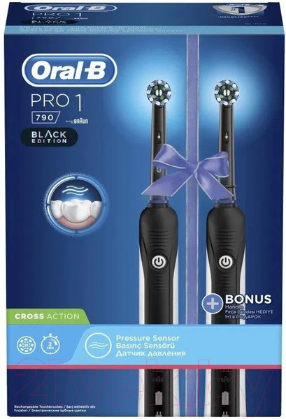 Изображение товара Набор электрических зубных щеток Oral-B Pro 1 790 Duo