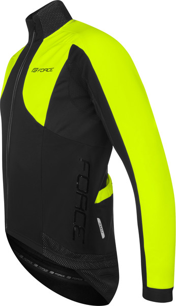 Изображение товара Велокуртка FORCE X100 / 899860-XL-F (черный/ флуоресцентный)