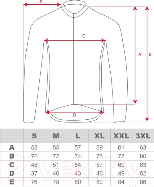 Изображение товара Велокуртка FORCE X70 Windster / 899905-XL-F (серый/черный/ флуоресцентный)