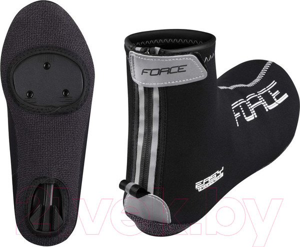 Изображение товара Велобахилы FORCE Neoprene Easy Road / 905986-L-F (черный)