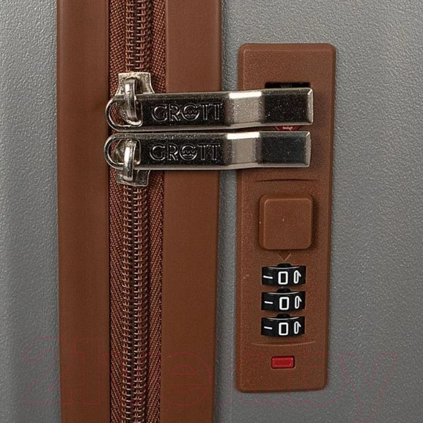 Изображение товара Чемодан на колесах Grott 340-614/5-20GBW (светло-серый)