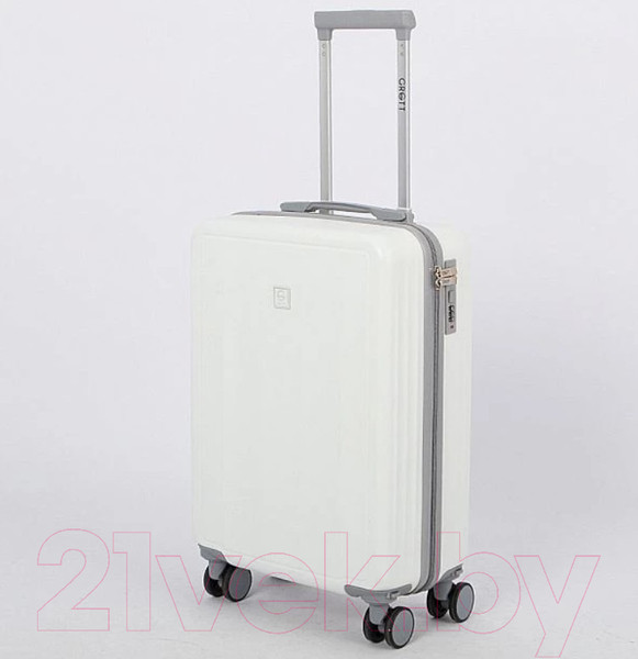 Изображение товара Чемодан на колесах Grott 340-614/5-20WGR (белый)