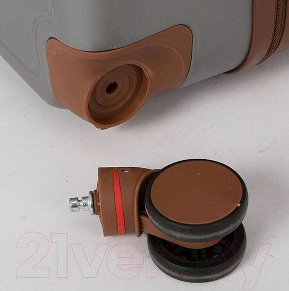 Изображение товара Чемодан на колесах Grott 340-614/5-24GBW (светло-серый)