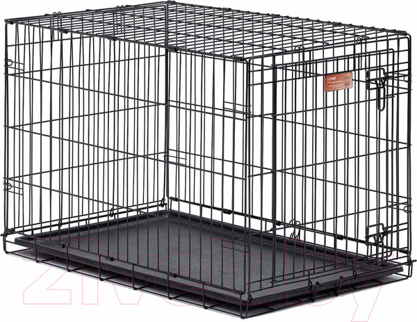 Изображение товара Клетка для животных Midwest iCrate для собак 1 дверь  / 1536 (93x58x63см, черный)