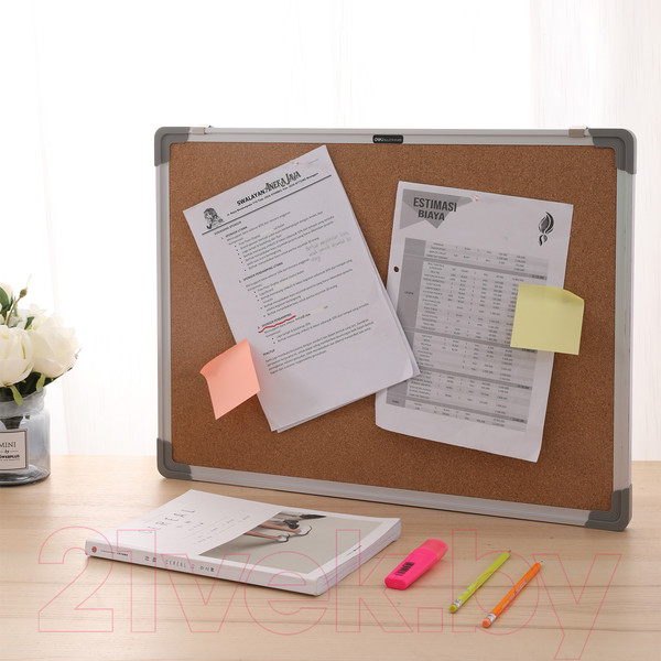 Изображение товара Информационная доска Deli E39052 (коричневый)