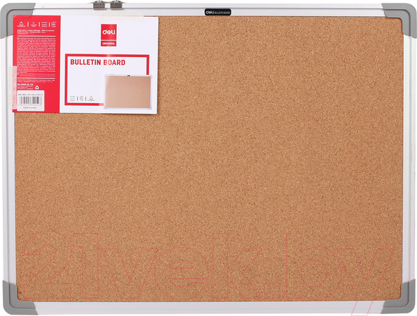 Изображение товара Информационная доска Deli E39052 (коричневый)