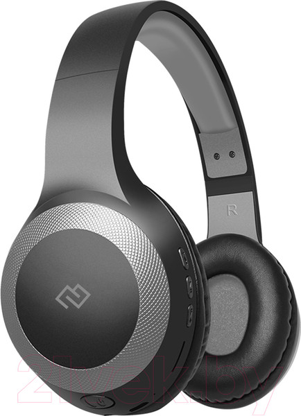 Изображение товара Беспроводные наушники Digma BT-15 (черный/серый)