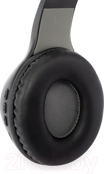 Изображение товара Беспроводные наушники Digma BT-15 (черный/серый)