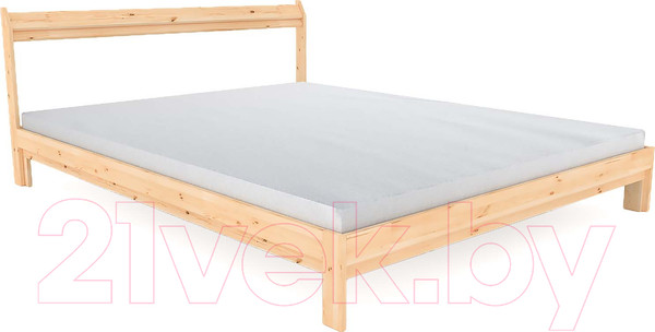 Изображение товара Двуспальная кровать ФанДОК Ф-156.01 160x200 (лак)