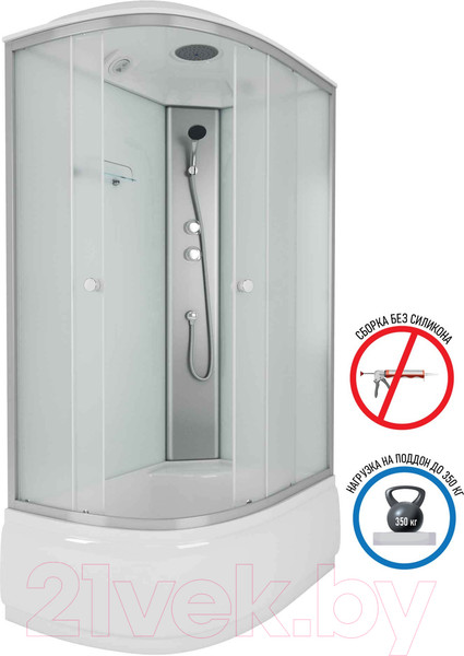 Изображение товара Душевая кабина Niagara Eco E120/80/40R/MT 120x80x215