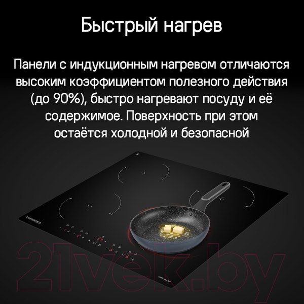 Изображение товара Индукционная варочная панель Maunfeld CVI604EXWH