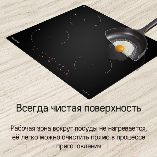 Изображение товара Индукционная варочная панель Maunfeld CVI604EXWH