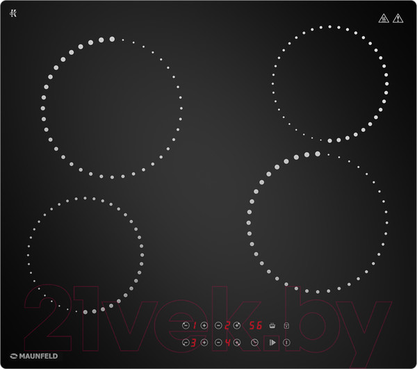 Изображение товара Электрическая варочная панель Maunfeld CVCE594PBK