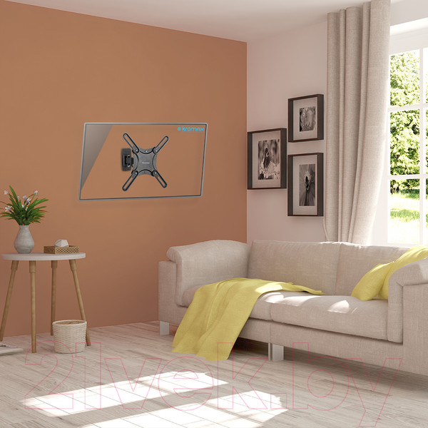 Изображение товара Кронштейн для телевизора Kromax Corbel-4 (черный)