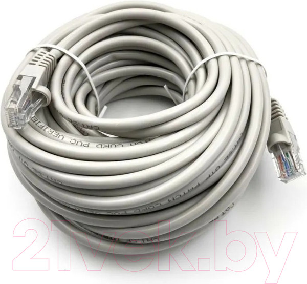 Изображение товара Кабель Buro UTP-5E-15M-G (15м, серый)