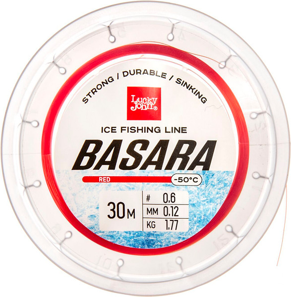 Изображение товара Леска монофильная Lucky John Basara Red 030/012 / LJ4002-012