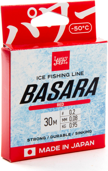 Изображение товара Леска монофильная Lucky John Basara Red 030/012 / LJ4002-012